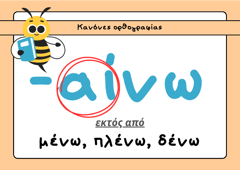Preview of Κανόνες ορθογραφίας - Καρτέλες