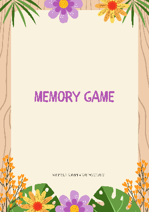 Preview of Παιχνίδι μνήμης 
